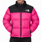 The North Face Nuptse 700 Puffer Jacket | Black Pink 1996 Retro Down Coat | Unisex Winter Streetwear | Warm Snow Jacket | Gift for Him / Her image 0