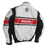 Yamaha Men’s White CE-Certified Mesh Motorcycle Jacket image 1