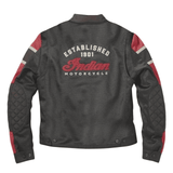Indian Motorcycle Arlington Black Mesh Riding Jacket image 1