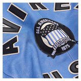 Avirex Iconic Denim Blue Leather Bomber Jacket image 2