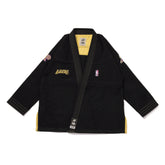 BJJ Gi Albino & Preto A&P x NBA Black Pearl Weave 450 GSM Kimono