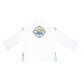 Kids BJJ Gi A&P Batch 73 SpongeBob White Pearl Weave Jiu Jitsu Kimono