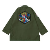 A&P Fundamental BJJ Gi Olive Pearl Weave Jiu Jitsu Kimono