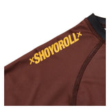 Shoyoroll 2022 Brown Ranked Short Sleeve Rash Guard