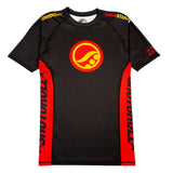 BJJ No GI Shoyoroll Batch 146 Black STAR Retro SS Training Rash guard
