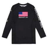 BJJ NoGI Shoyoroll Batch 151 LS 24 Americana Training Ranked Rash Guard