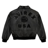 Avirex Iconic Black American Flight Leather Jacket image 1