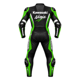 Kawasaki Ninja Leather Motorcycle Racing Suit – Track-Day Gear image 1