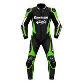 Kawasaki Ninja Leather Motorcycle Racing Suit – Track-Day Gear image 0