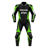 Kawasaki Ninja Leather Motorcycle Racing Suit – Track-Day Gear image 0