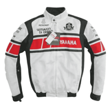Yamaha Men’s White CE-Certified Mesh Motorcycle Jacket image 0