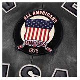 Avirex Iconic Black Leather Bomber Jacket image 3