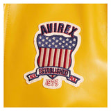 Avirex Iconic Bomber Yellow Leather Jacket image 2