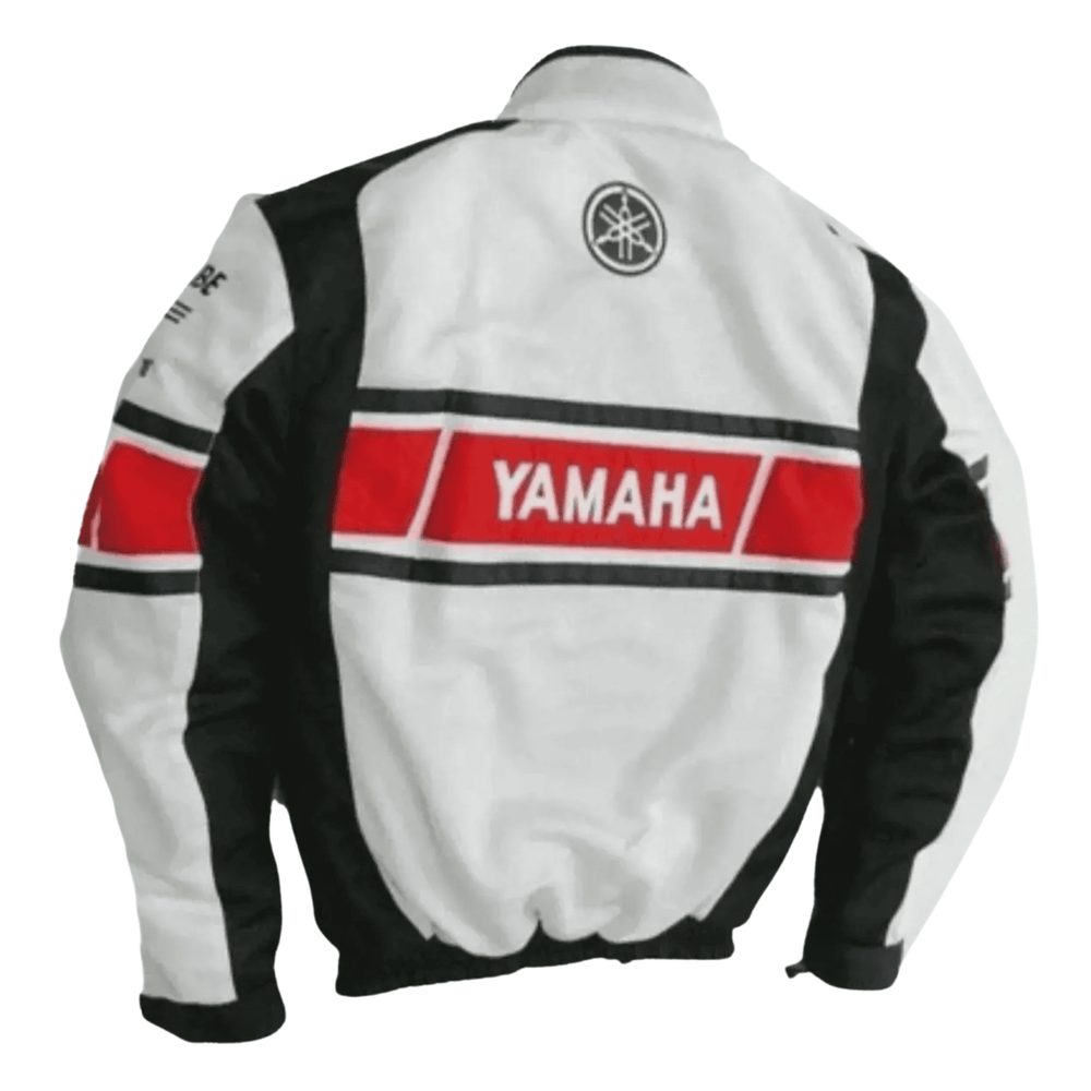 Yamaha Men’s White CE-Certified Mesh Motorcycle Jacket image 1