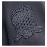 Avirex G-1 Dark Grey Leather Bomber Flight Jacket image 2