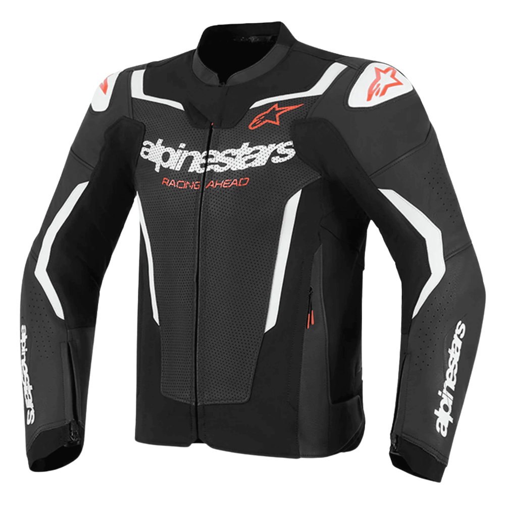 Alpinestars GP Force V2 Black Leather Motorcycle Jacket – CE Armor image 0
