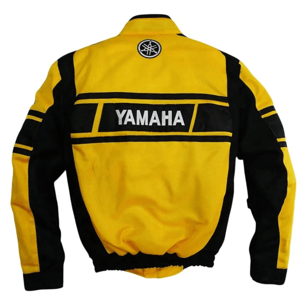 Yamaha Men’s Yellow CE-Certified Mesh Motorcycle Jacket image 1