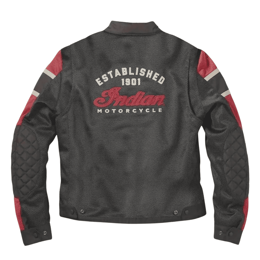 Indian Motorcycle Arlington Black Mesh Riding Jacket image 1