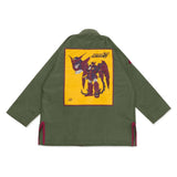 A&P x Gundam Epyon BJJ Gi Olive Pearl Weave Jiu Jitsu Kimono