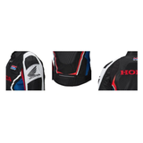 Honda HRC Men’s Black Red Racing Motorcycle Jacket image 2