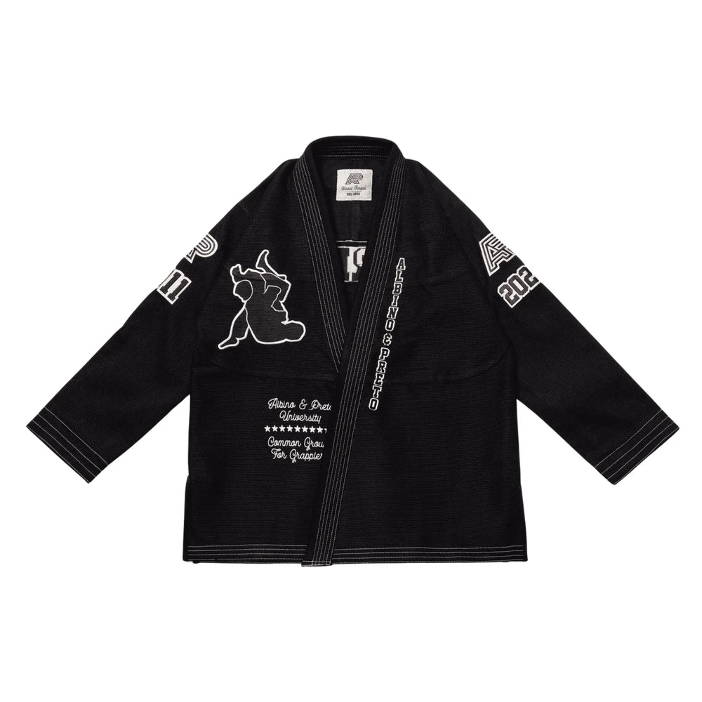 Albino & Preto Batch 102 University Black BJJ Gi 1