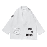 Albino & Preto TSWT BJJ Gi White front view