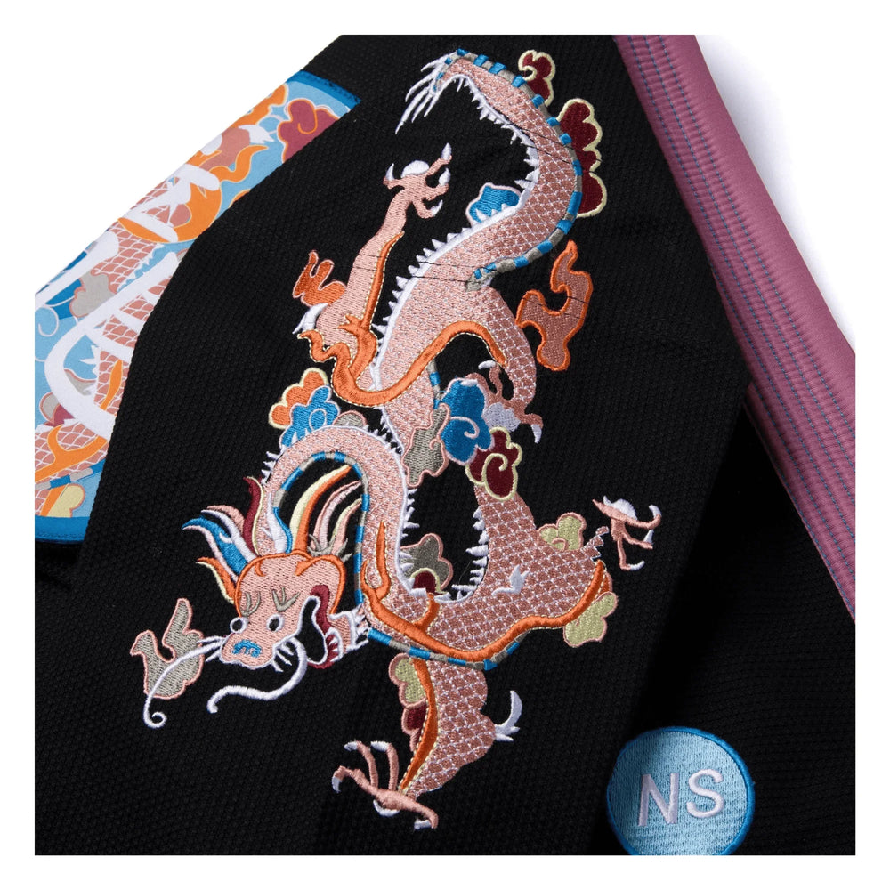 Albino & Preto Year of the Dragon BJJ Gi 6