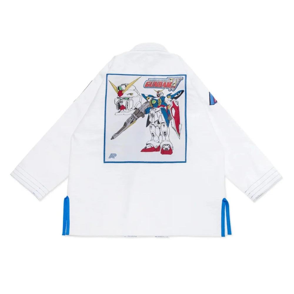 A&P x Wing Gundam White BJJ Gi 2