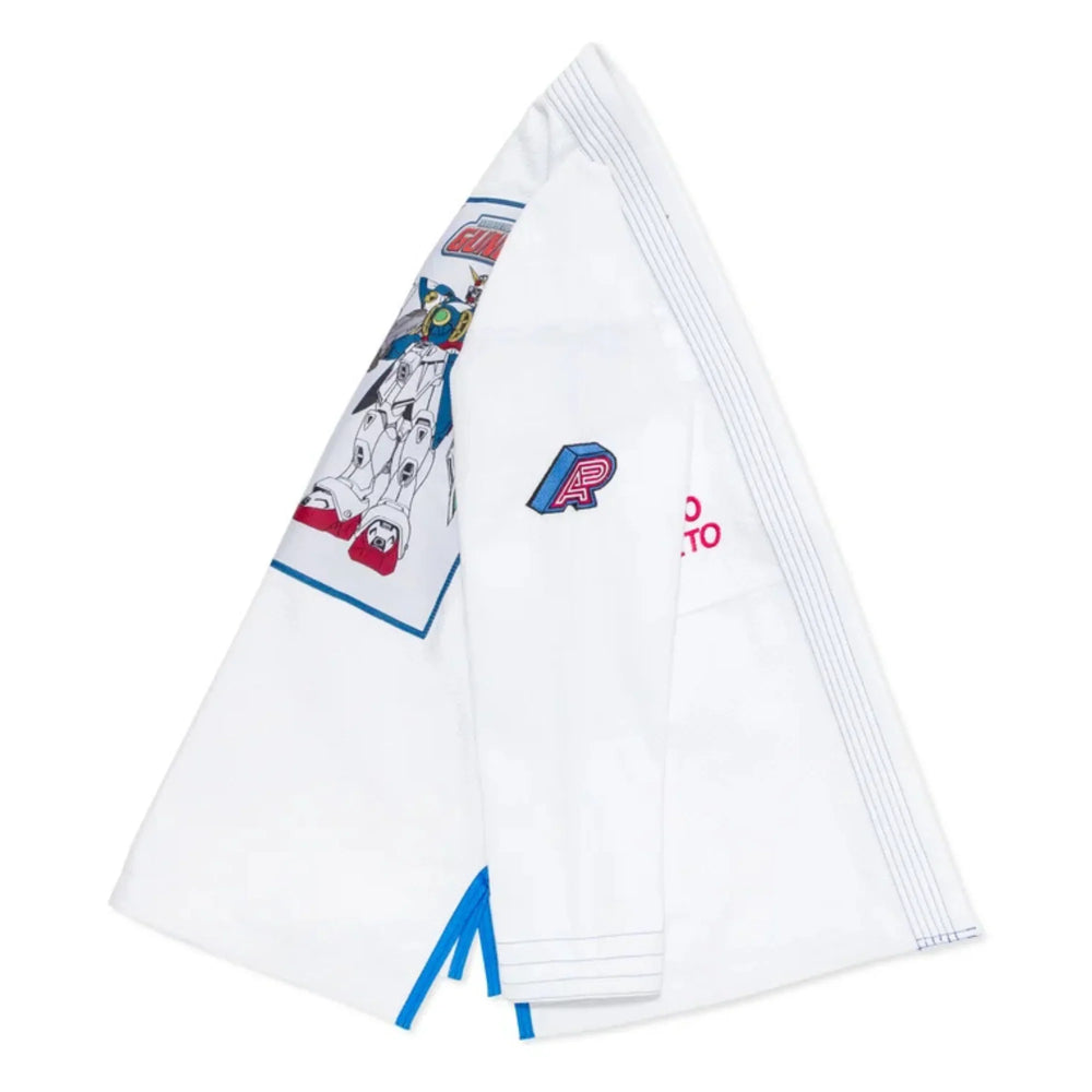 A&P x Wing Gundam White BJJ Gi 3