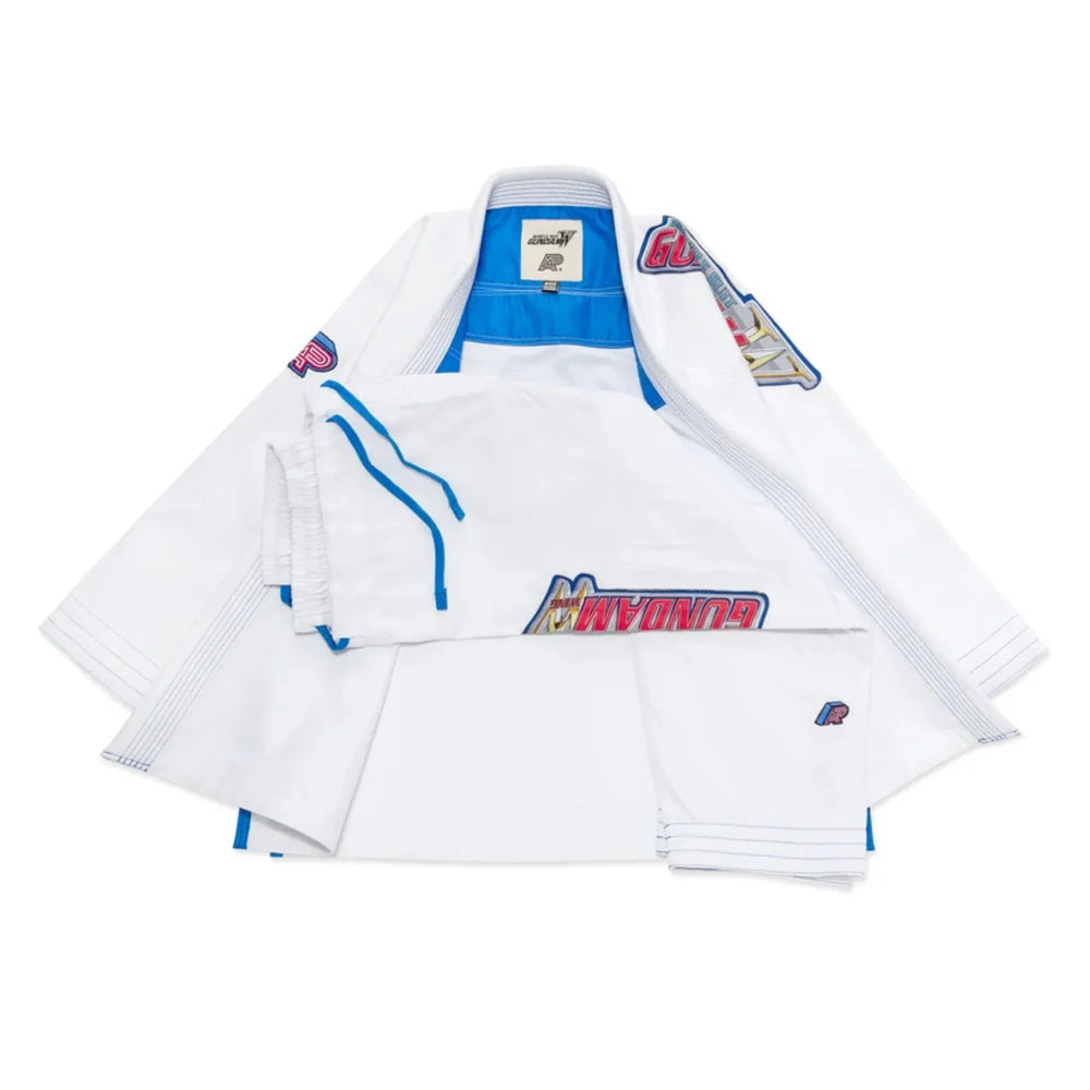 A&P x Wing Gundam White BJJ Gi 7