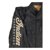 Indian Motorcycle Men’s Black 1901 V2 Leather Biker Jacket image 3