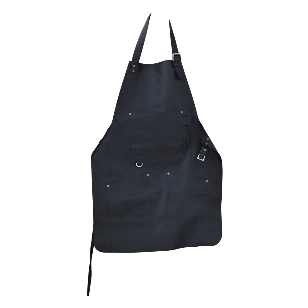 Personalized Men's Full-Grain Leather Apron for BBQ, Welding &amp; Work image 6