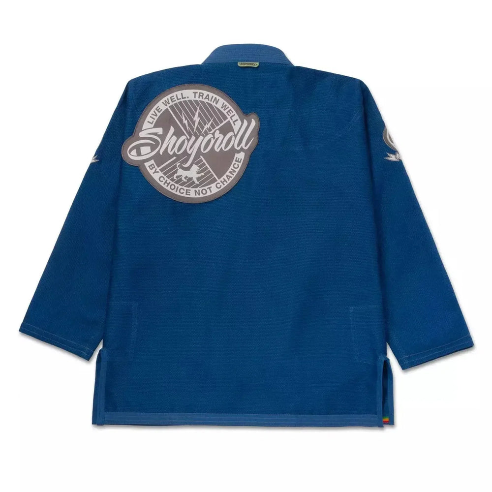  BJJ Gi Shoyoroll Atlas Blue Jiu Jitsu Kimono Sports Uniform 450 GSM with Free Bag